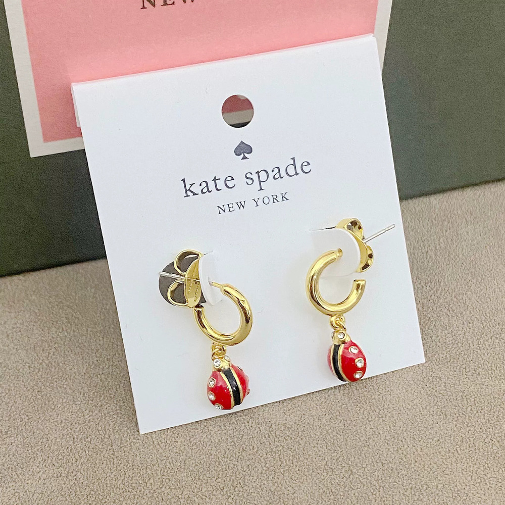 kate spade Ladybug Earrings Colorful